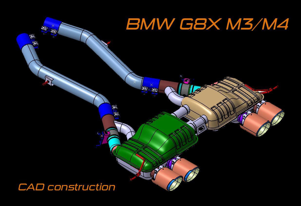 GP-DEEPTONE sport silencer - M3 G80/G81