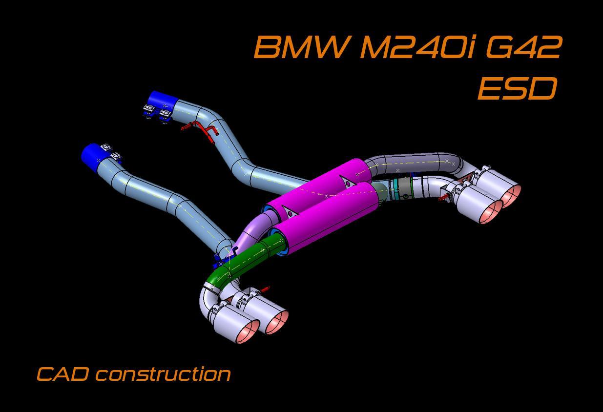 GP-DEEPTONE exhaust system - M240i G42