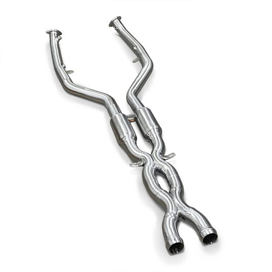 Double X-Pipe Midpipe for E9X M3